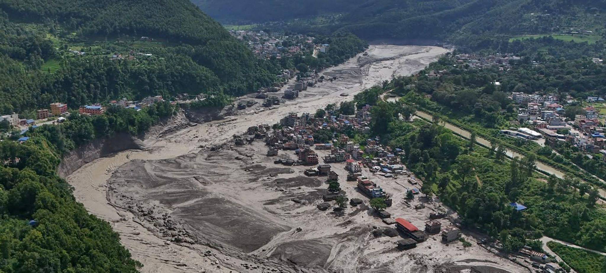 Sturzflut im Himalaya