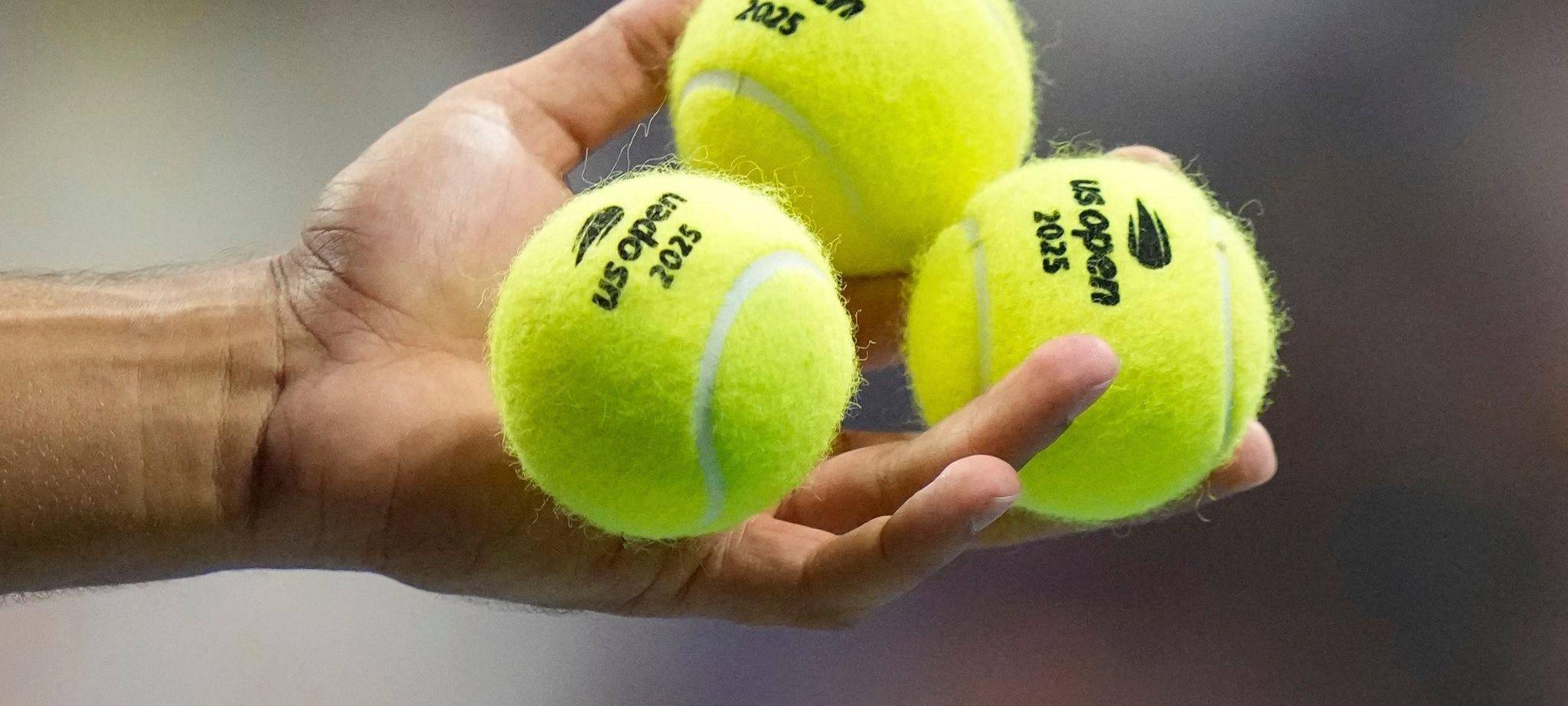 Tennisbälle bei den US Open