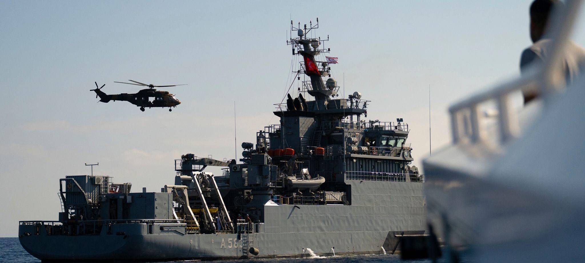 Türkisches Spezialschiff TCG Isin