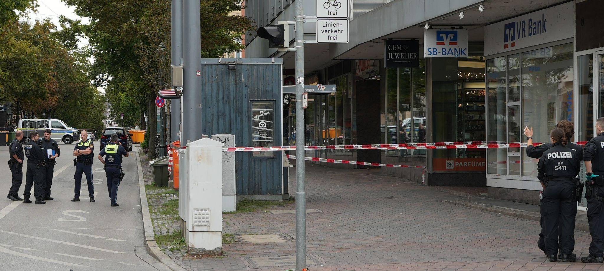 Explosion am Augsburger Hauptbahnhof