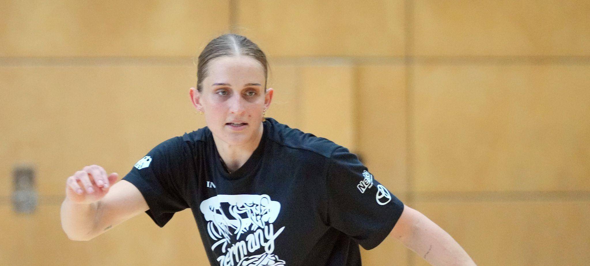 Deutsche Basketballerinnen trainieren für die WM