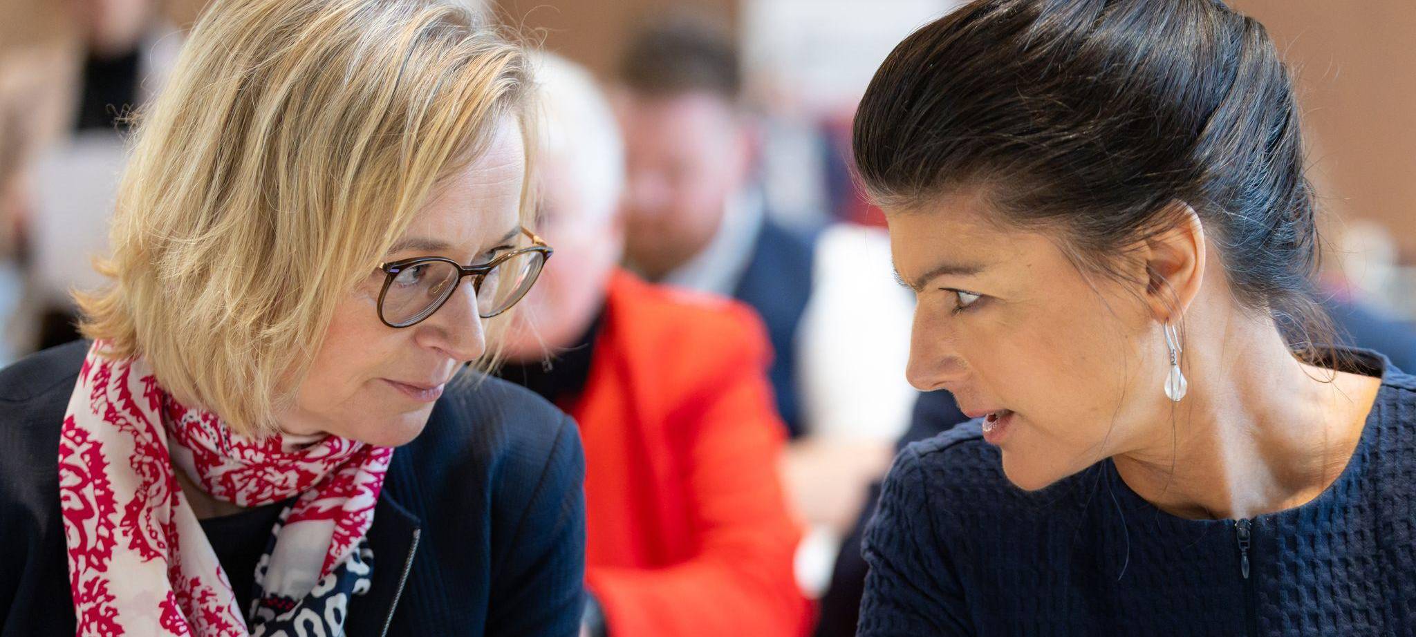 Katja Wolf und Sahra Wagenknecht