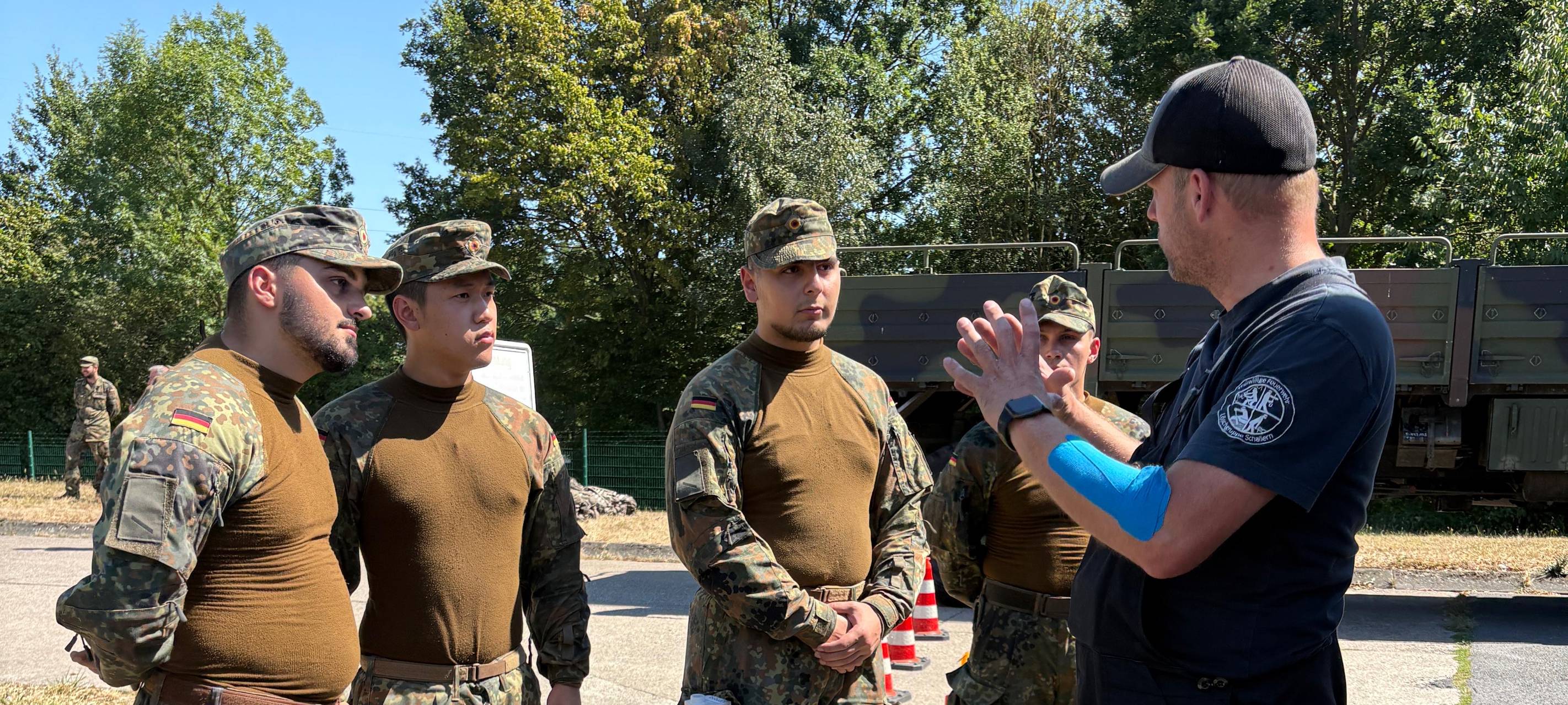 Bundeswehr und Feuerwehr: Erwitte übt gemeinsam