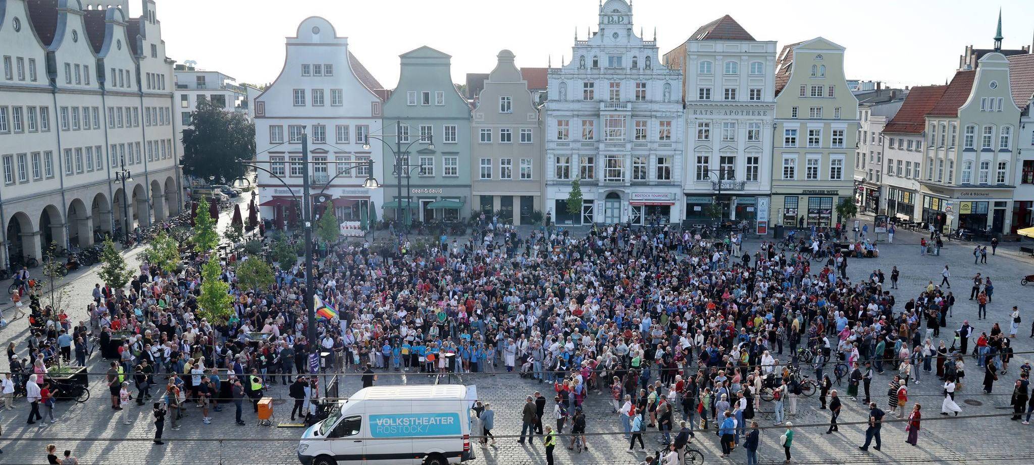 Aktion «Dafür! Gemeinsames Singen für Demokratie»