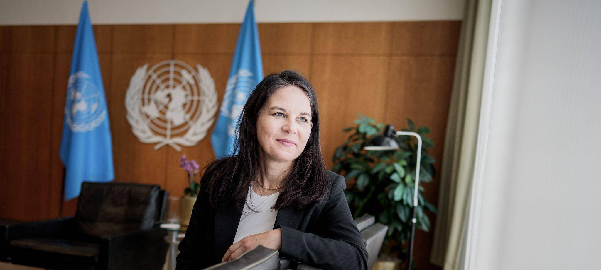 Annalena Baerbock bei der UN