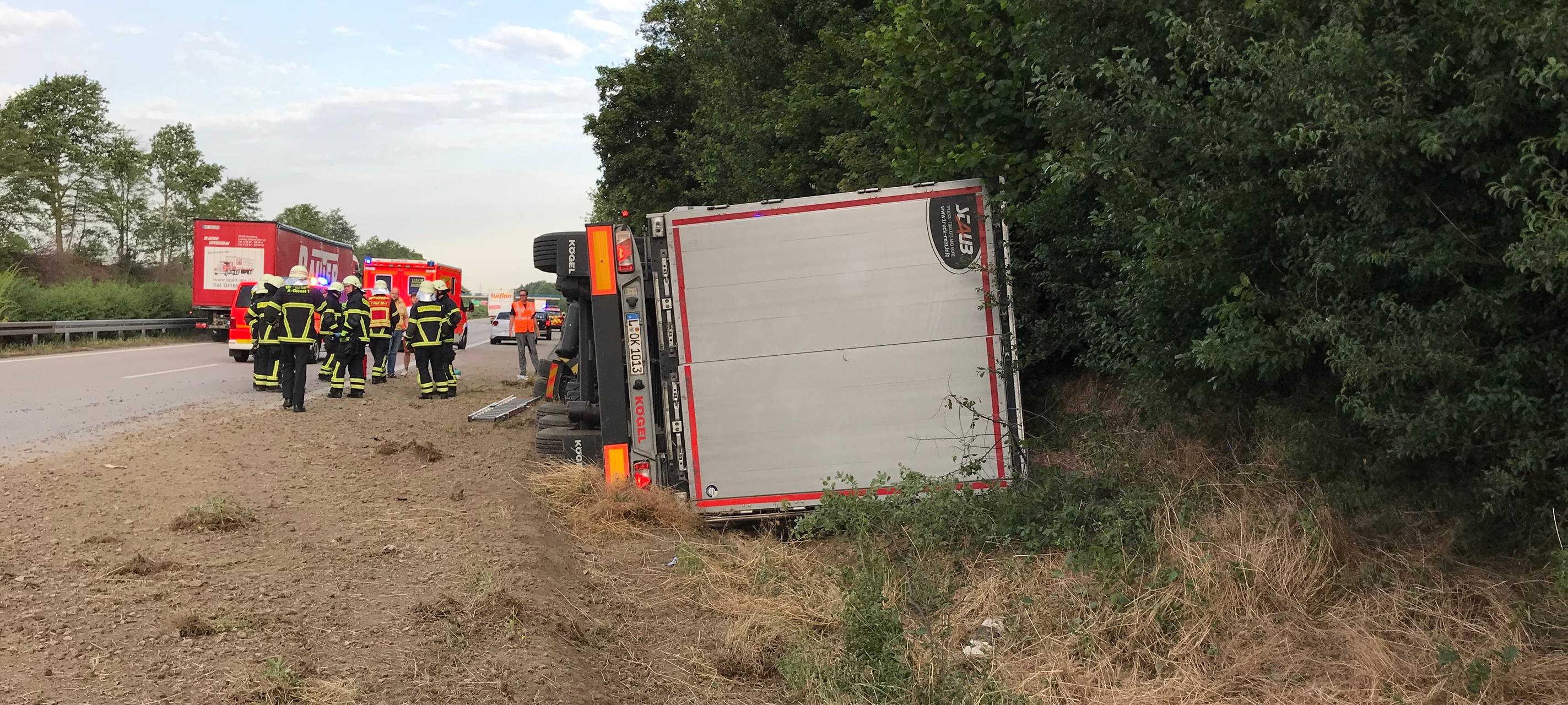 LKW-Unfall auf der A44