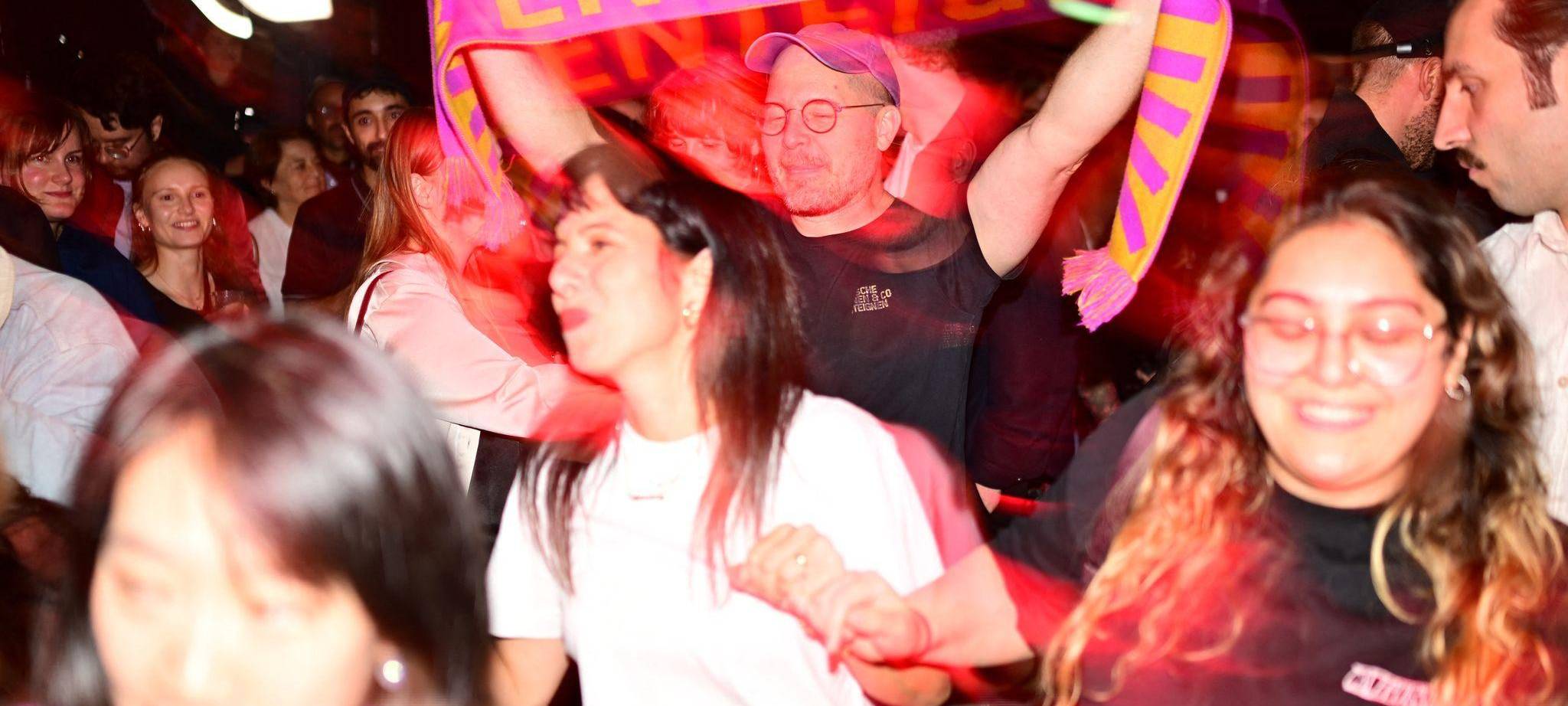 Abgeordnetenhaus-Wahl Berlin - Wahlparty Die Linke