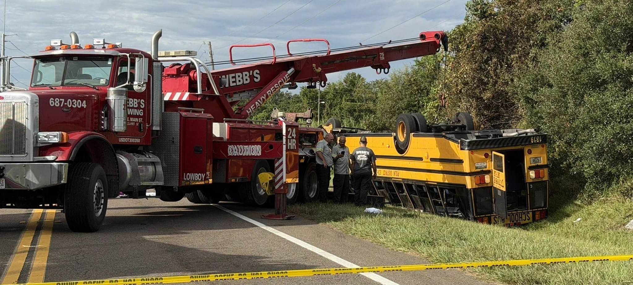 Schulbus-Unfall in Florida
