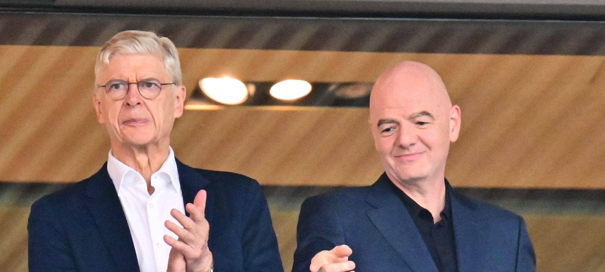 Arsène Wenger und Gianni Infantino