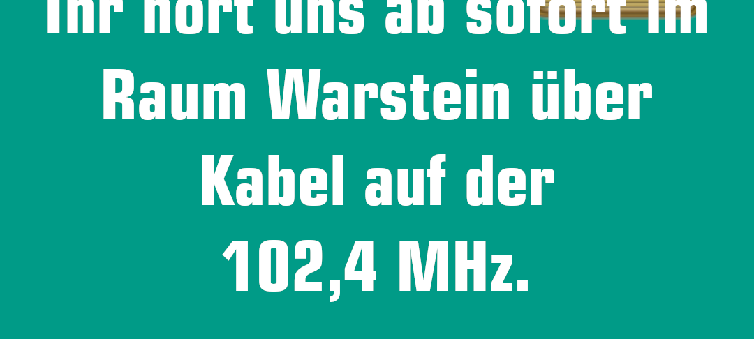 Neue Kabelfequenz für Hellweg Radio im Raum Warstein