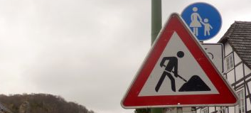 Kurze Sperrung in Rüthen