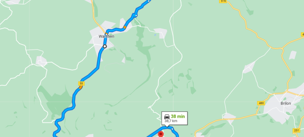 Teilsperrung der Rennstrecke bei Kallenhardt