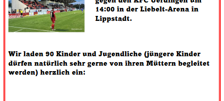 Ukrainische Kinder beim SV Lippstadt