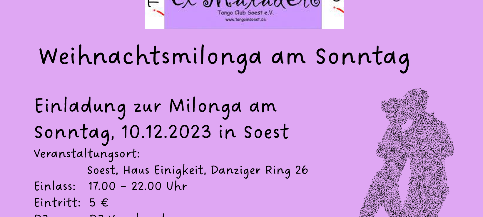 Weihnachtsmilonga in Soest