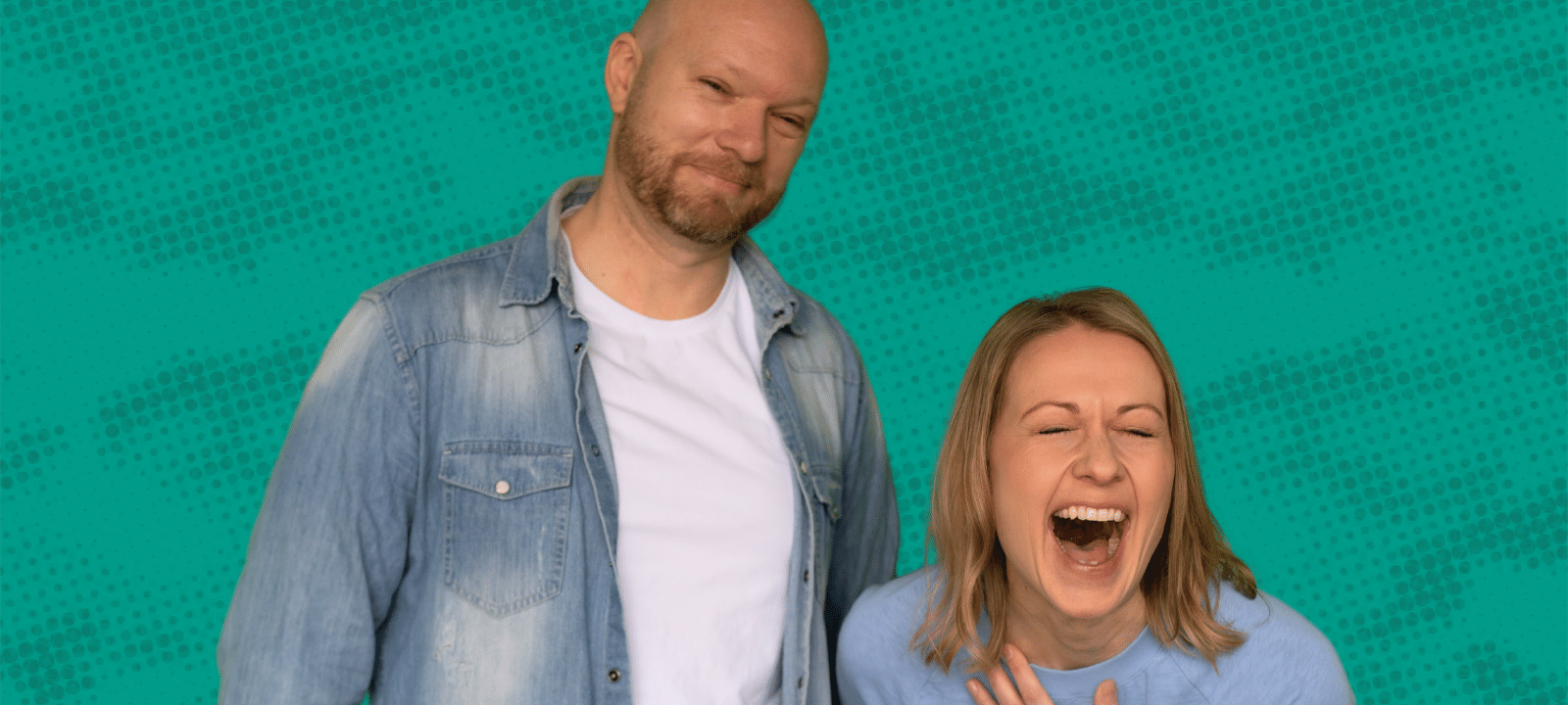 Morgen Moderatoren André Joosten und Michi Arlt von Hellweg Radio.