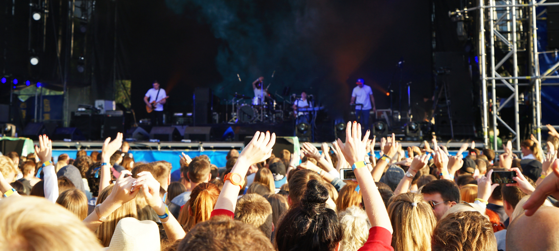Symbol / Ein Konzert unter freiem Himmel.