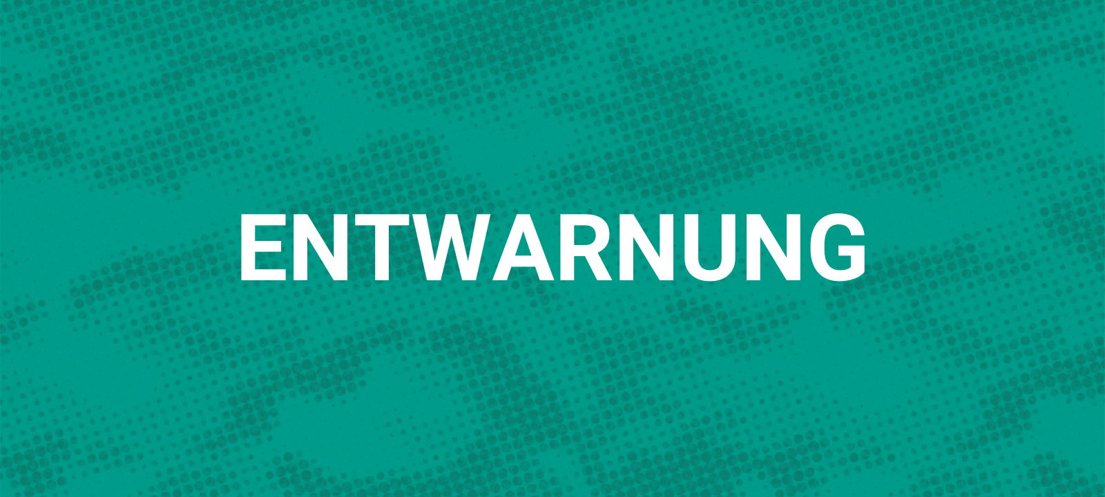 Entwarnung Symbolbild