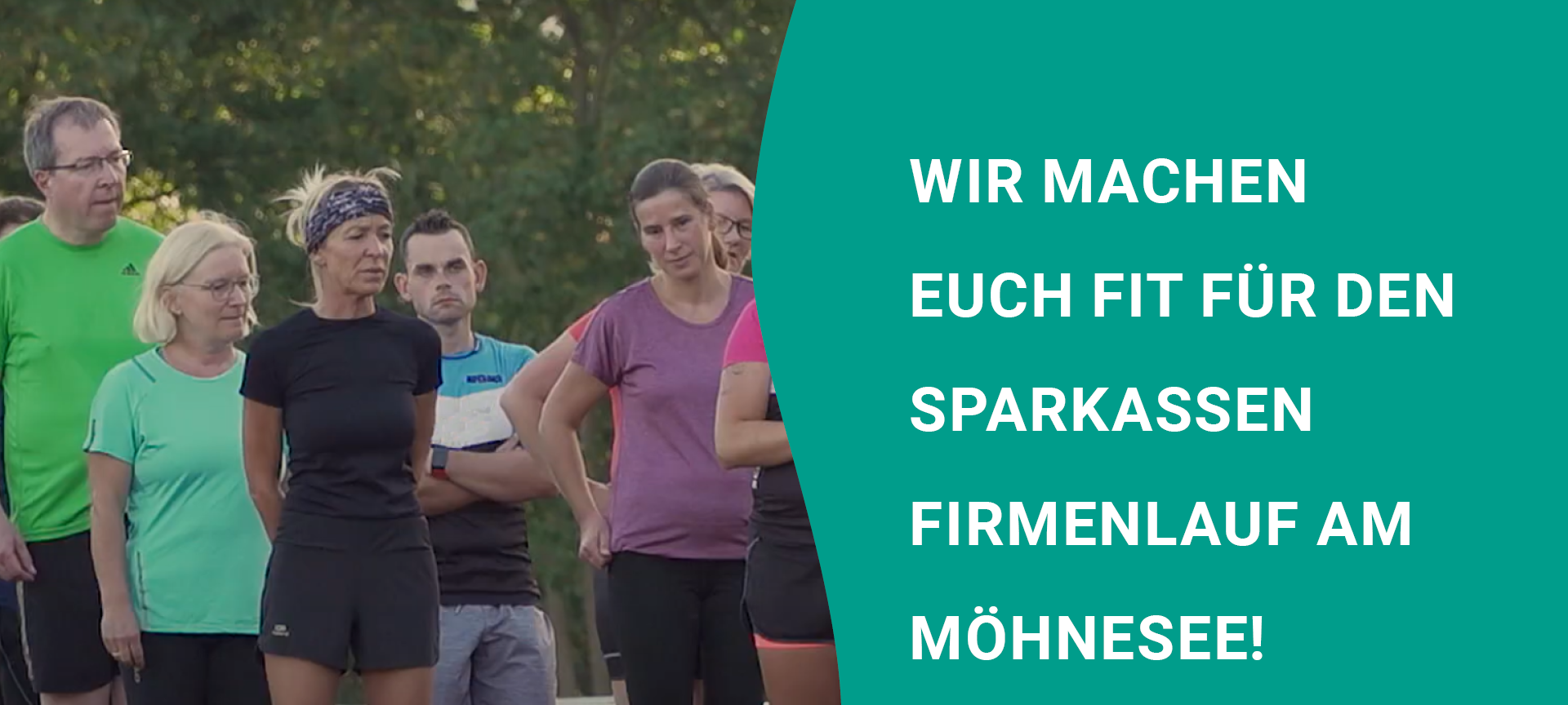 Wir machen euch fit für den Sparkassen Firmenlauf am Möhnesee!