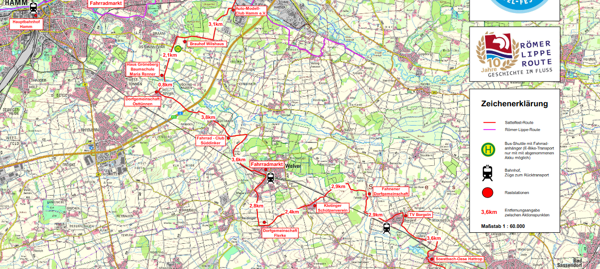 Kreis Soest: Sattelfest - Strecke, Raststationen & Tipps