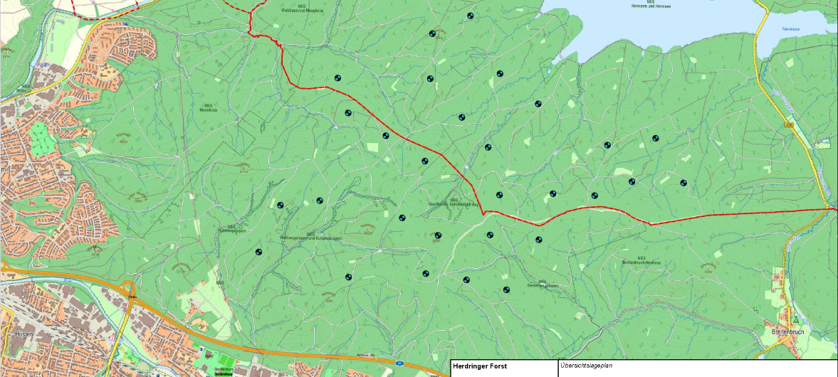 Hier sollen die neuen Windräder entstehen.