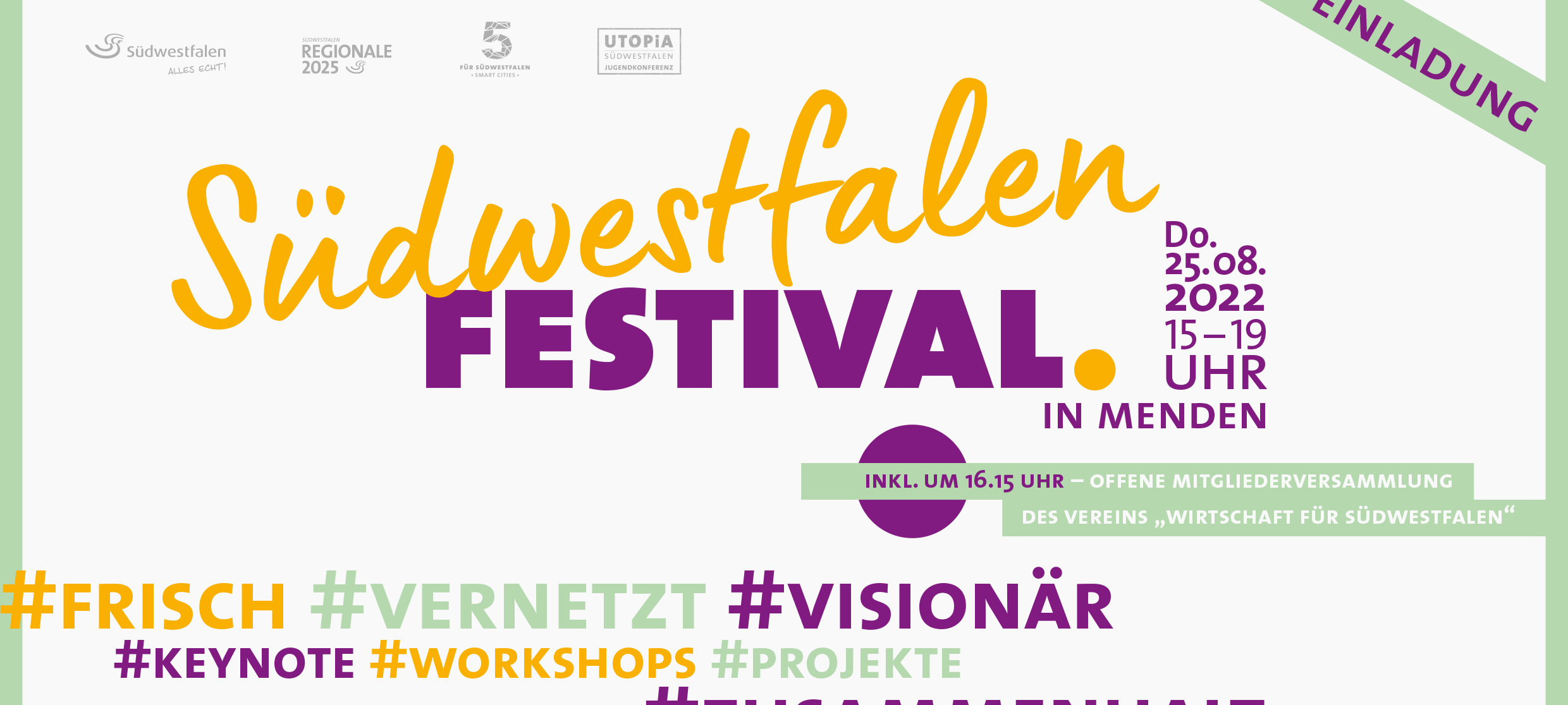 Anmeldungen für Südwestfalen Festival