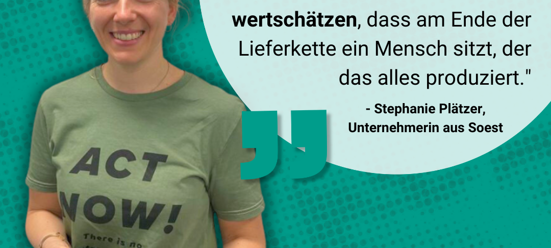 Stephanie Plätzer freut sich über den Soester Klimaschutzpreis.