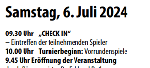 Tennis Jubiläumsturnier