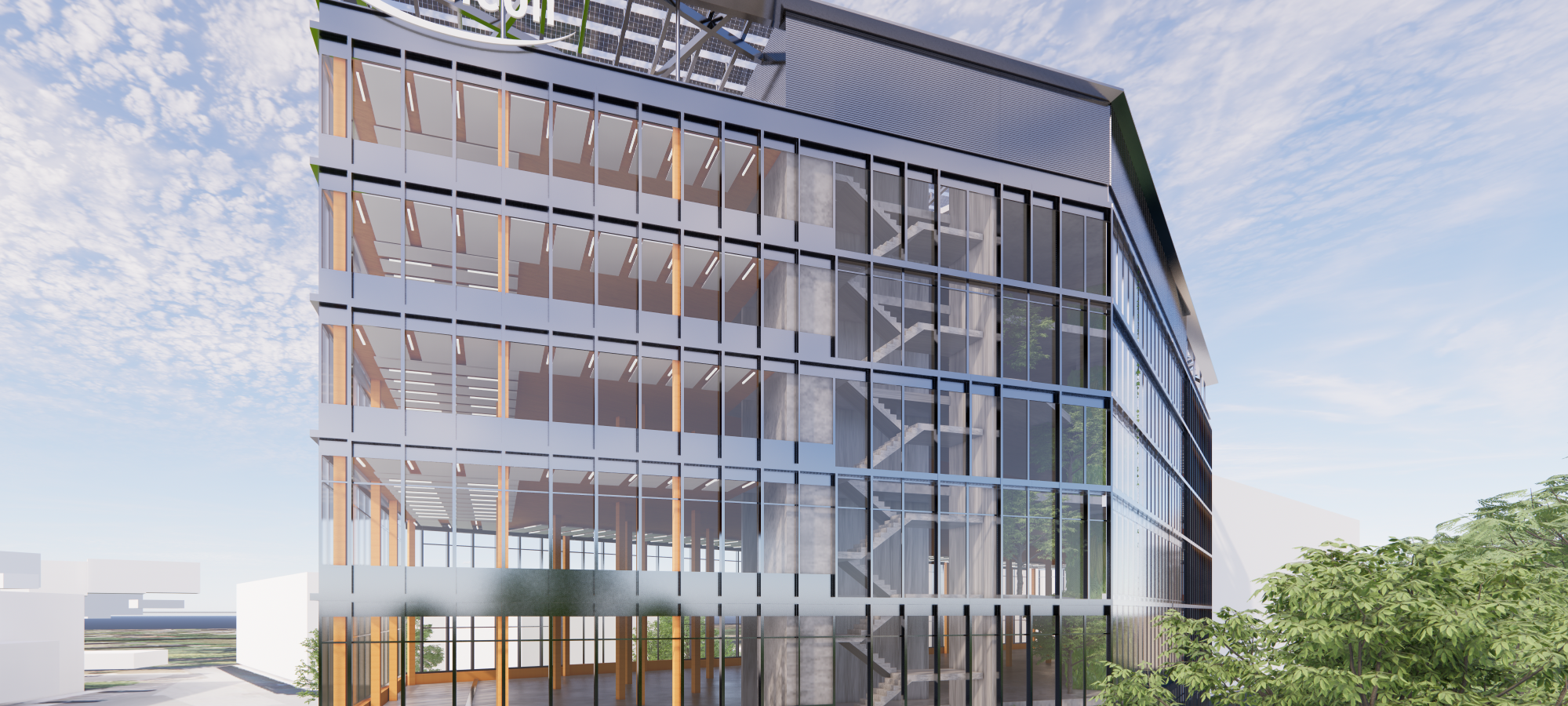 Der Architekten-Entwurf des Neubaus von Infineon Warstein.