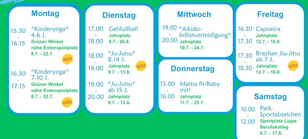 Gemeinsam Sport machen: "Sport im Park" läuft im Kreis Soest