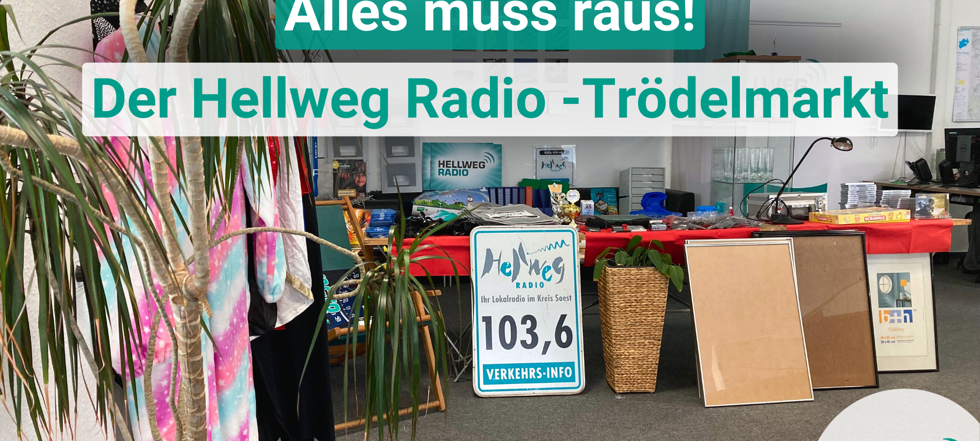 Hellweg Radio veranstaltet einen Trödelmarkt.