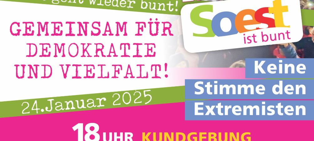 Demo für Demokratie und Vielfalt in Soest