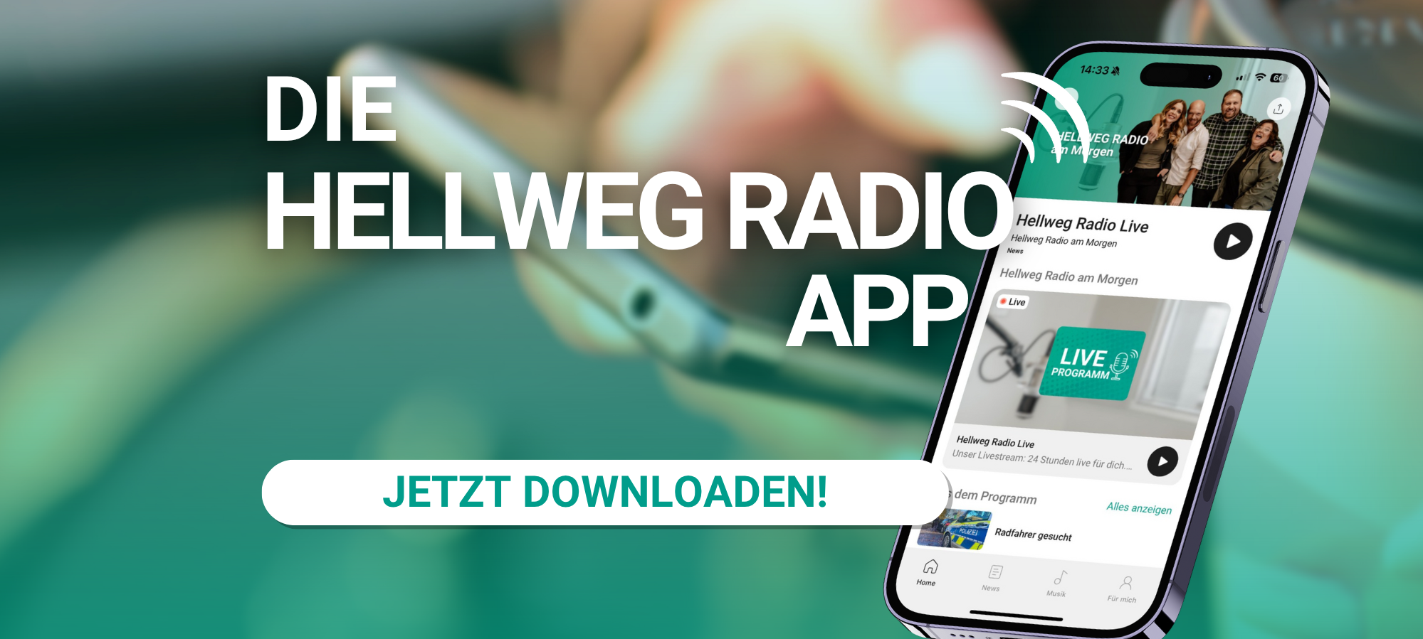 Die Hellweg Radio App
