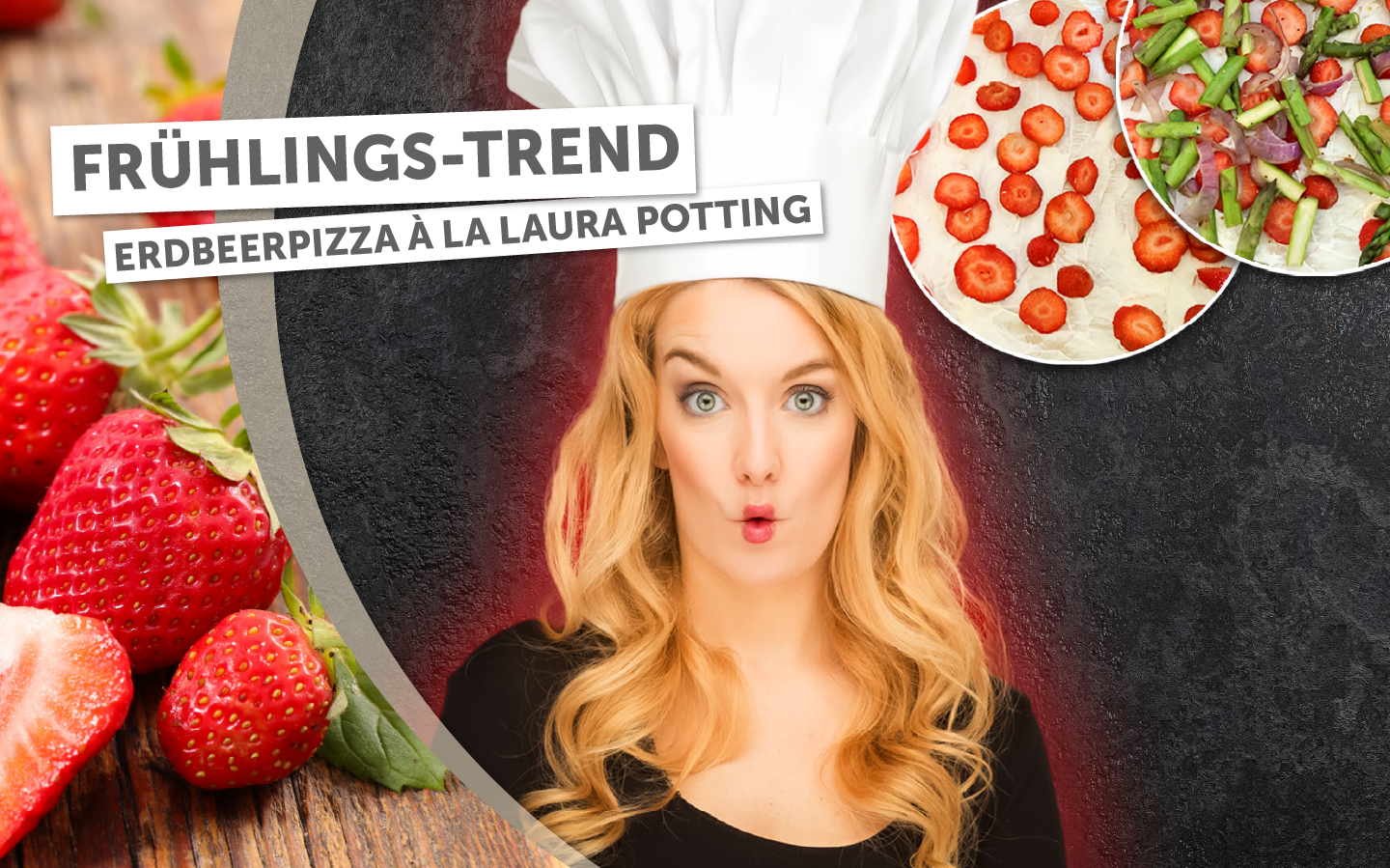 Erdbeerpizza selber machen: Frühlings-Rezept à la Potting