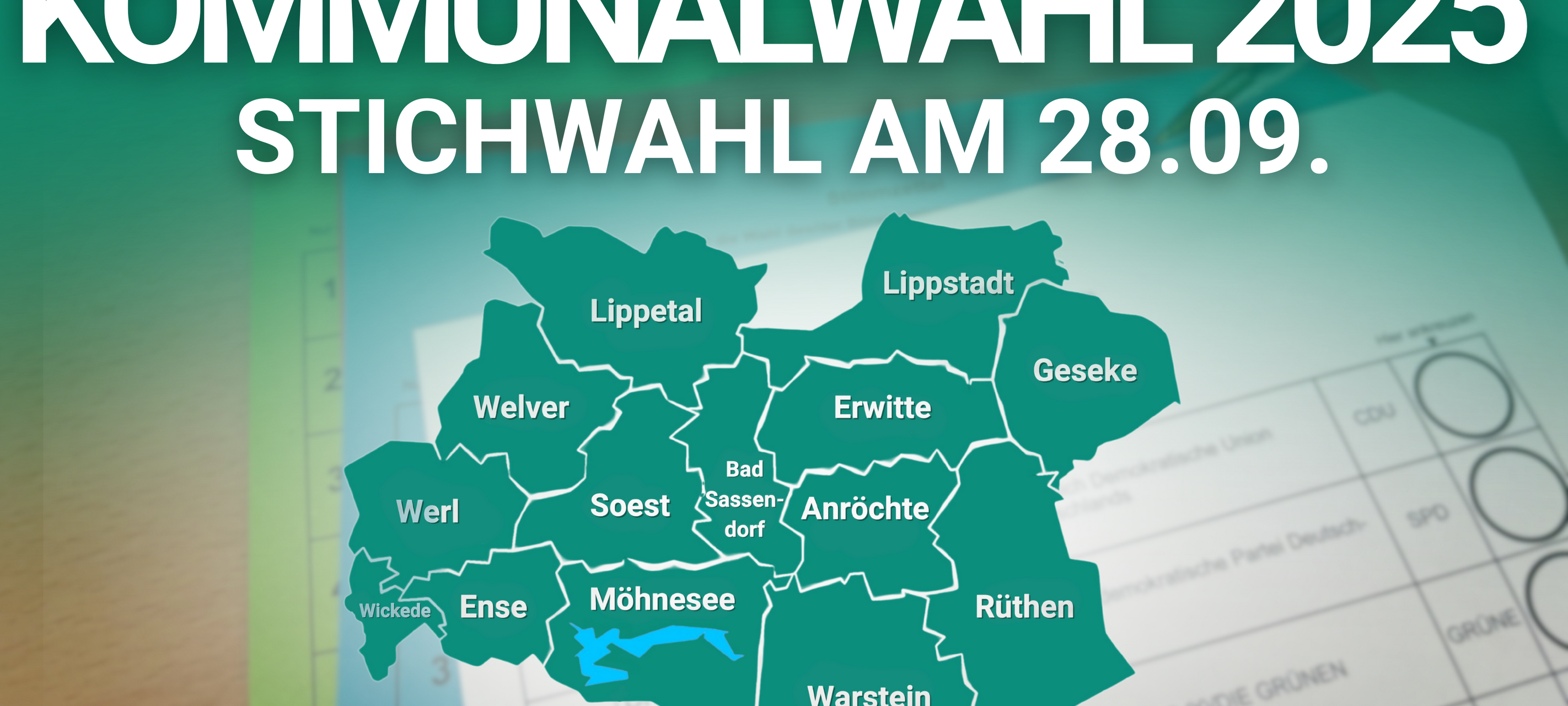 Stichwahl 2025 im Kreis Soest: Alle Informationen