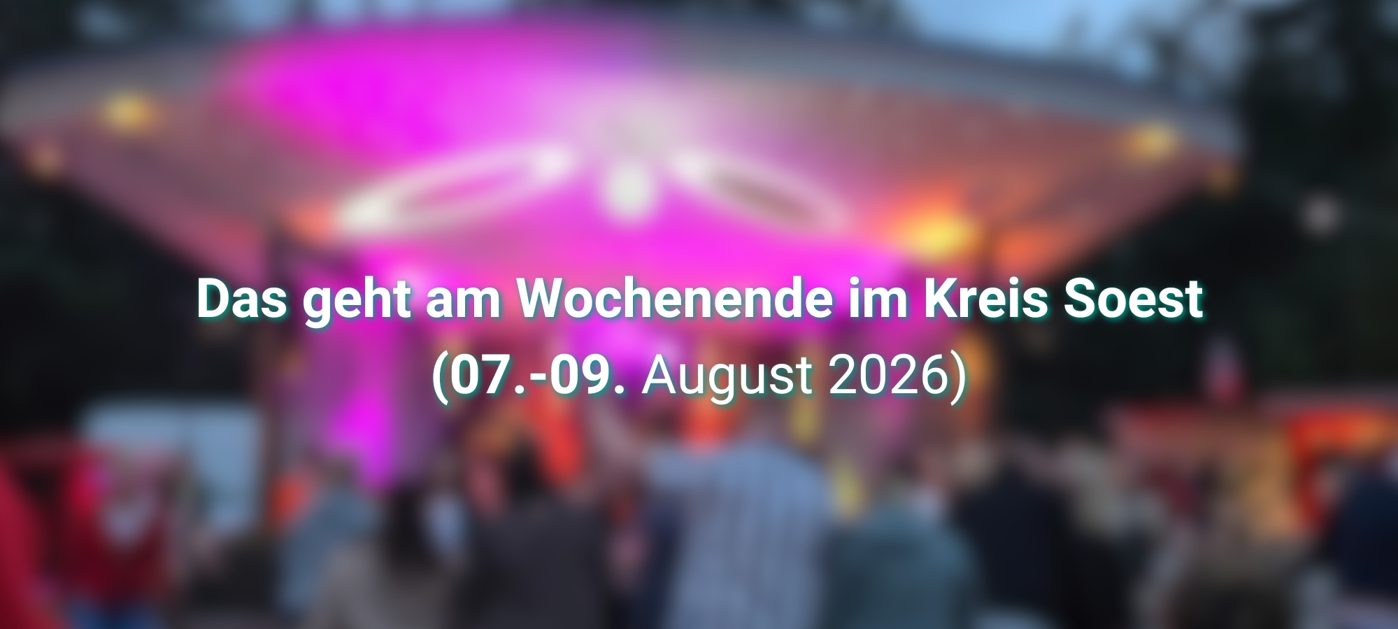 Das geht am Wochenende im Kreis Soest