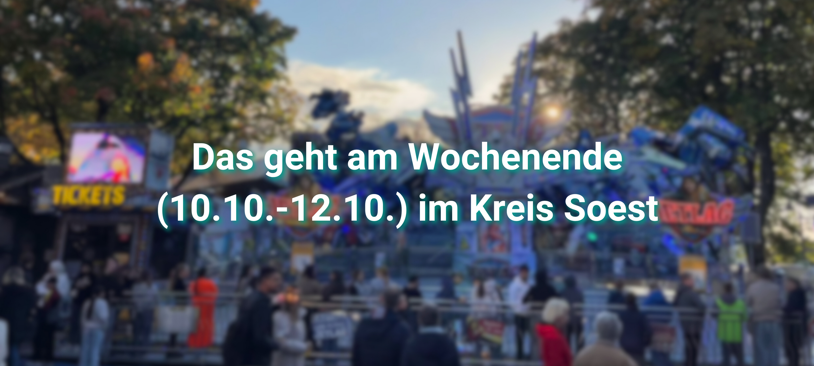 Veranstaltungen an diesem Wochenende im Kreis Soest