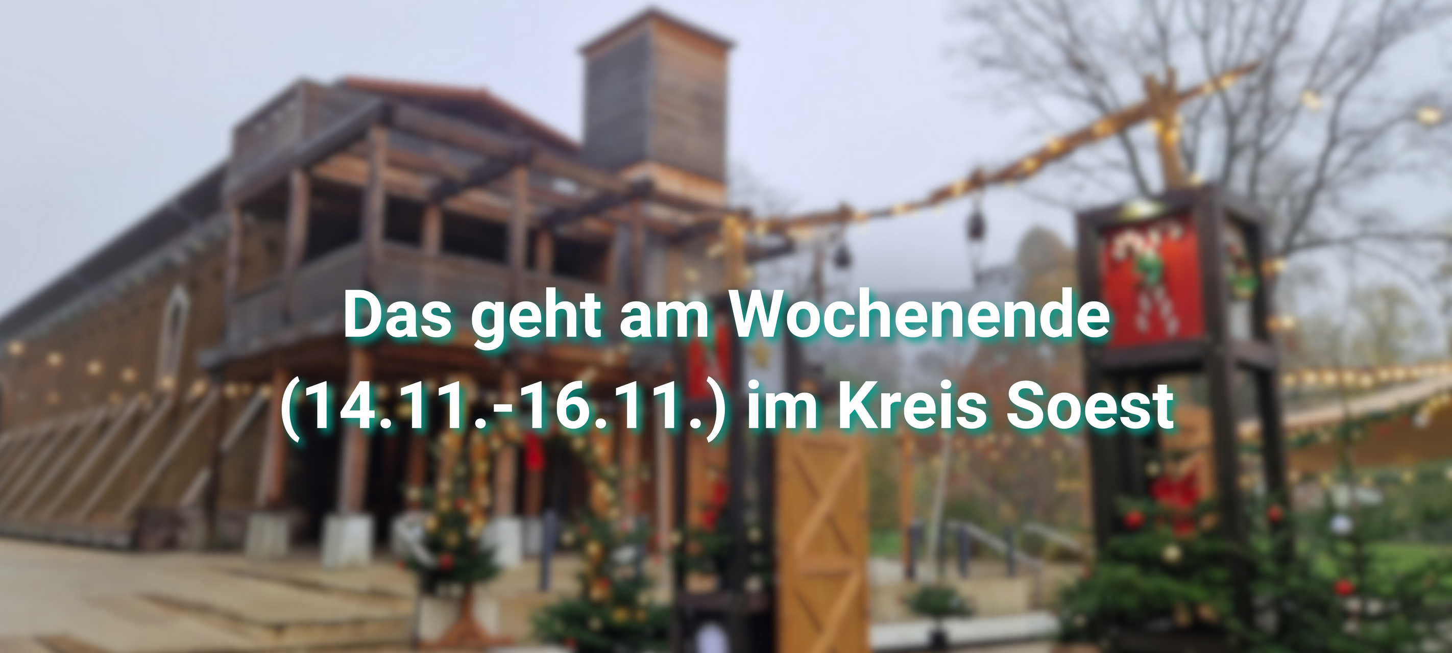 Veranstaltungstipps für das Wochenende im Kreis Soest